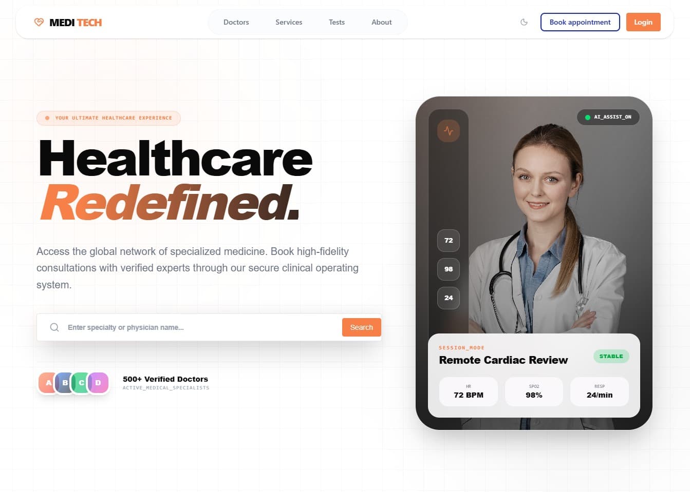 MediTech project preview